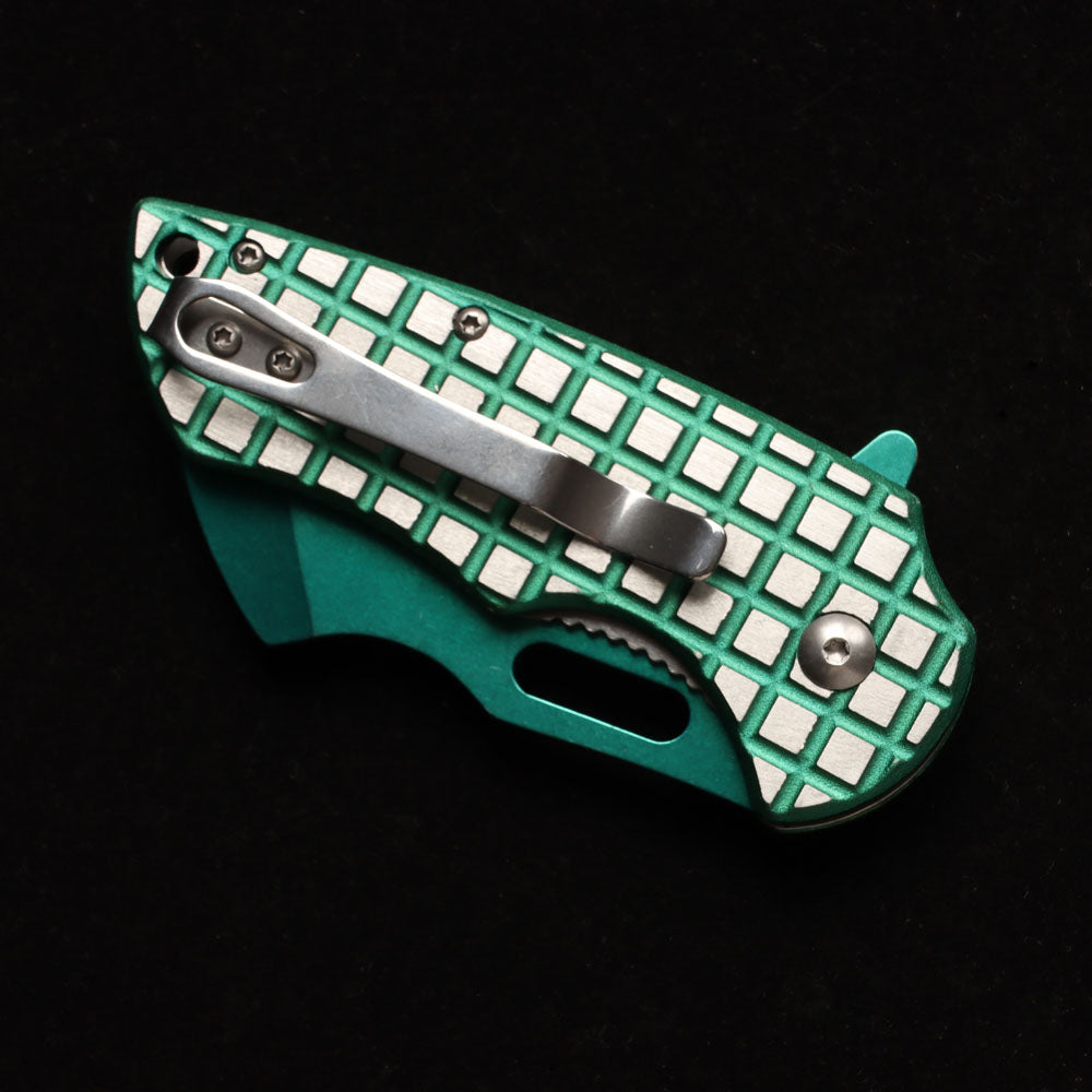 MASALONG kni215 Ultra Mini Folding Pocket Knife D2 Blade, TC4 Titanium Handle High-quality folding knife