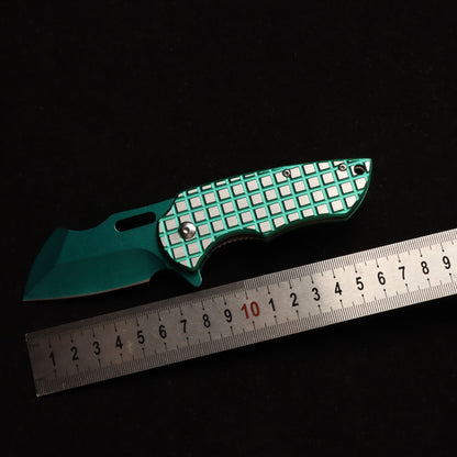 MASALONG kni215 Ultra Mini Folding Pocket Knife D2 Blade, TC4 Titanium Handle High-quality folding knife