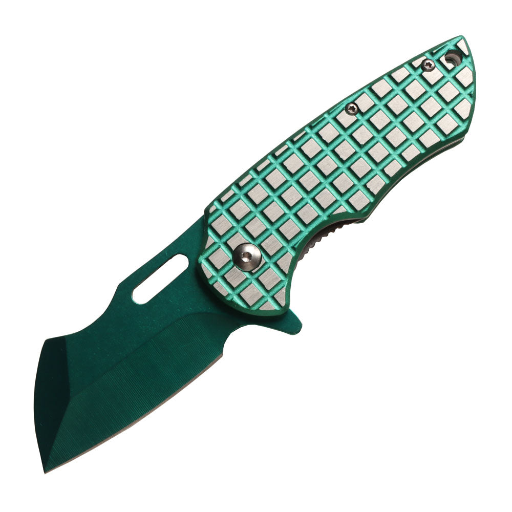 MASALONG kni215 Ultra Mini Folding Pocket Knife D2 Blade, TC4 Titanium Handle High-quality folding knife