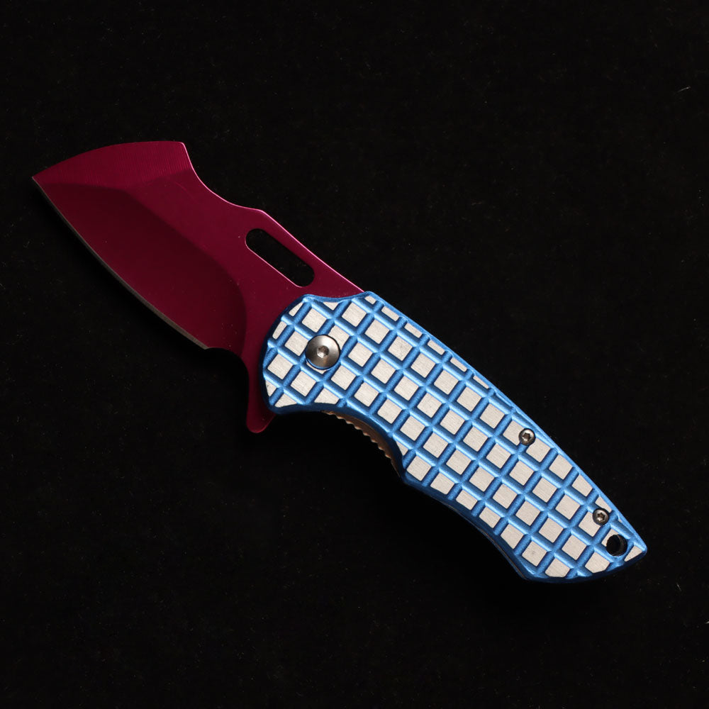 MASALONG kni215 Ultra Mini Folding Pocket Knife D2 Blade, TC4 Titanium Handle High-quality folding knife