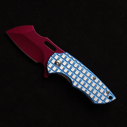 MASALONG kni215 Ultra Mini Folding Pocket Knife D2 Blade, TC4 Titanium Handle High-quality folding knife