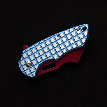 MASALONG kni215 Ultra Mini Folding Pocket Knife D2 Blade, TC4 Titanium Handle High-quality folding knife