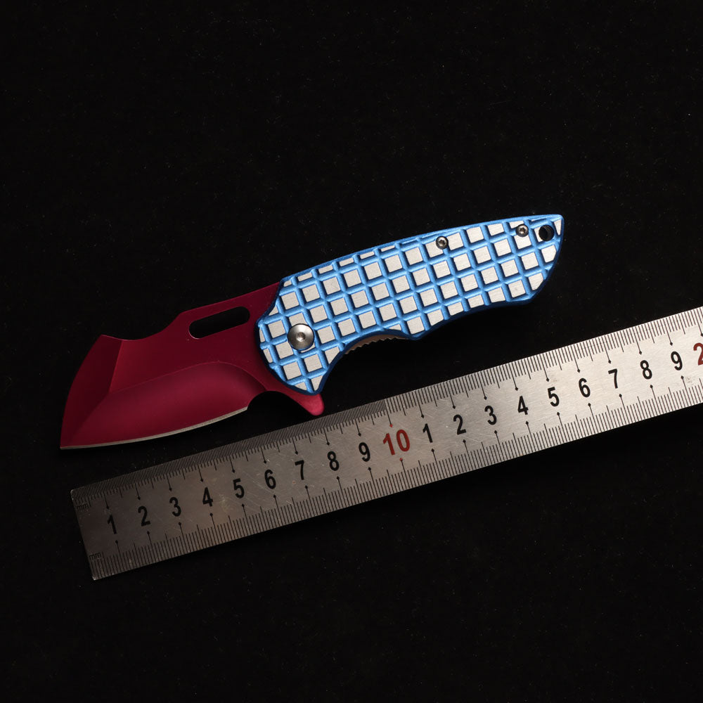 MASALONG kni215 Ultra Mini Folding Pocket Knife D2 Blade, TC4 Titanium Handle High-quality folding knife