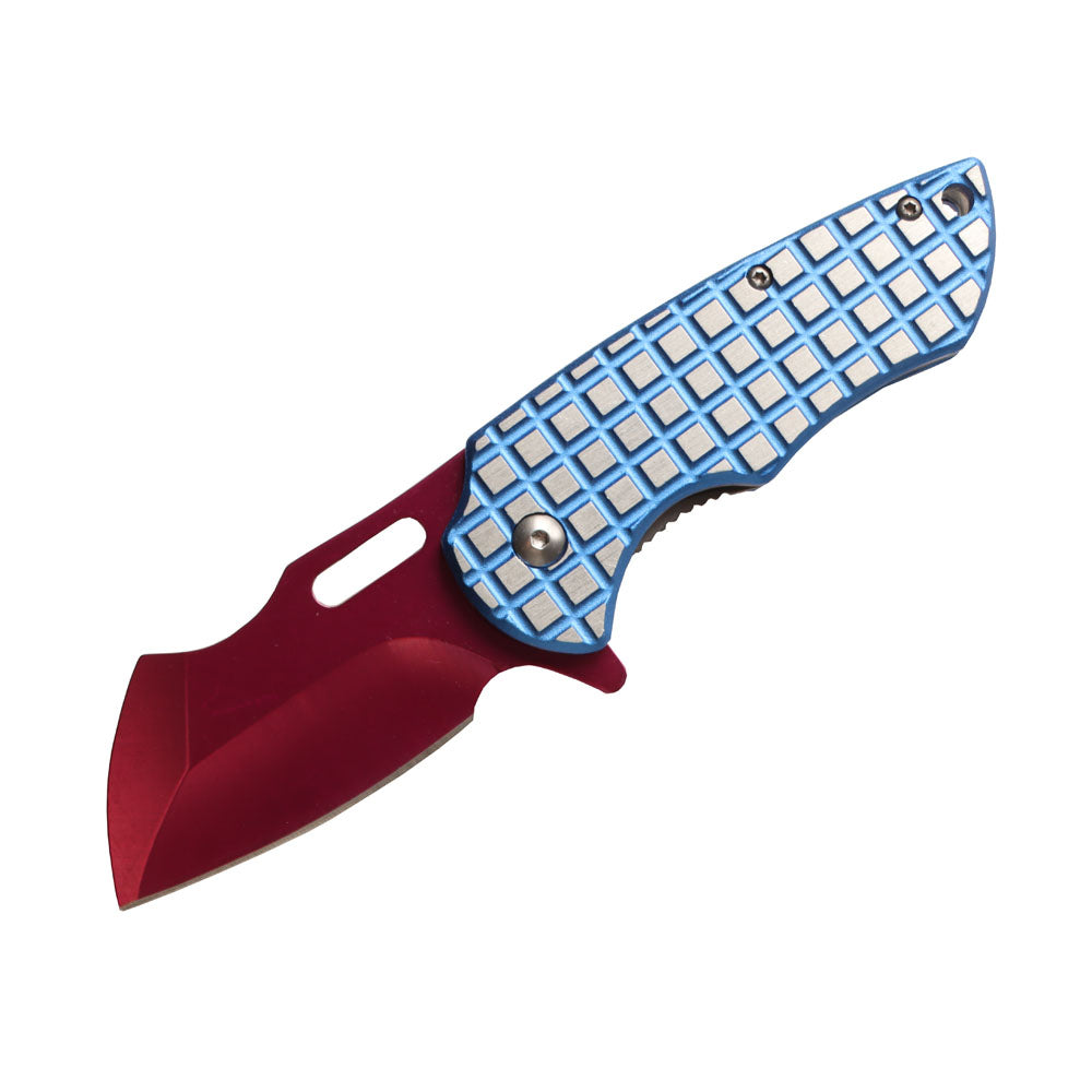 MASALONG kni215 Ultra Mini Folding Pocket Knife D2 Blade, TC4 Titanium Handle High-quality folding knife