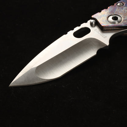 Masalong kni246 Stormers VG10 Lâmina Cabo de Liga de Titânio Camping Caça Pesca Bolso Coleção de Sobrevivência ao Ar Livre Ferramenta EDC Faca B