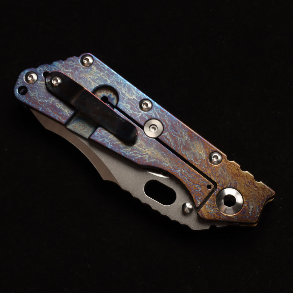 Masalong kni246 Stormers VG10 Blade Titanium Alloy Handle Camping Hunting Fishing Pocket Outdoor Survival Collection EDC Tool Knife A