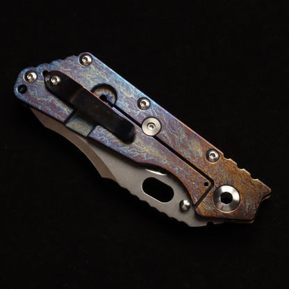 Masalong kni246 Stormers VG10 Blade Titanium Alloy Handle Camping Hunting Fishing Pocket Outdoor Survival Collection EDC Tool Knife A