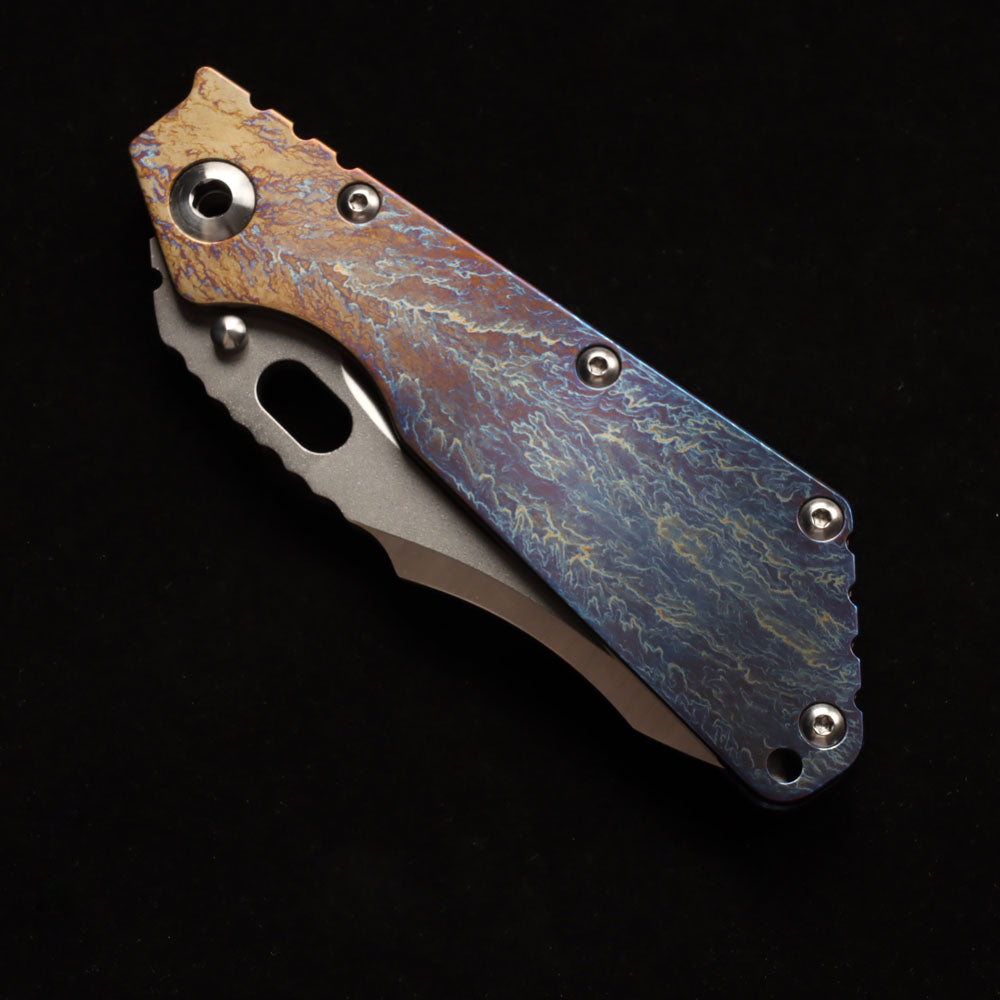 Masalong kni246 Stormers VG10 Blade Titanium Alloy Handle Camping Hunting Fishing Pocket Outdoor Survival Collection EDC Tool Knife A