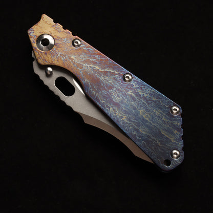 Masalong kni246 Stormers VG10 Blade Titanium Alloy Handle Camping Hunting Fishing Pocket Outdoor Survival Collection EDC Tool Knife A