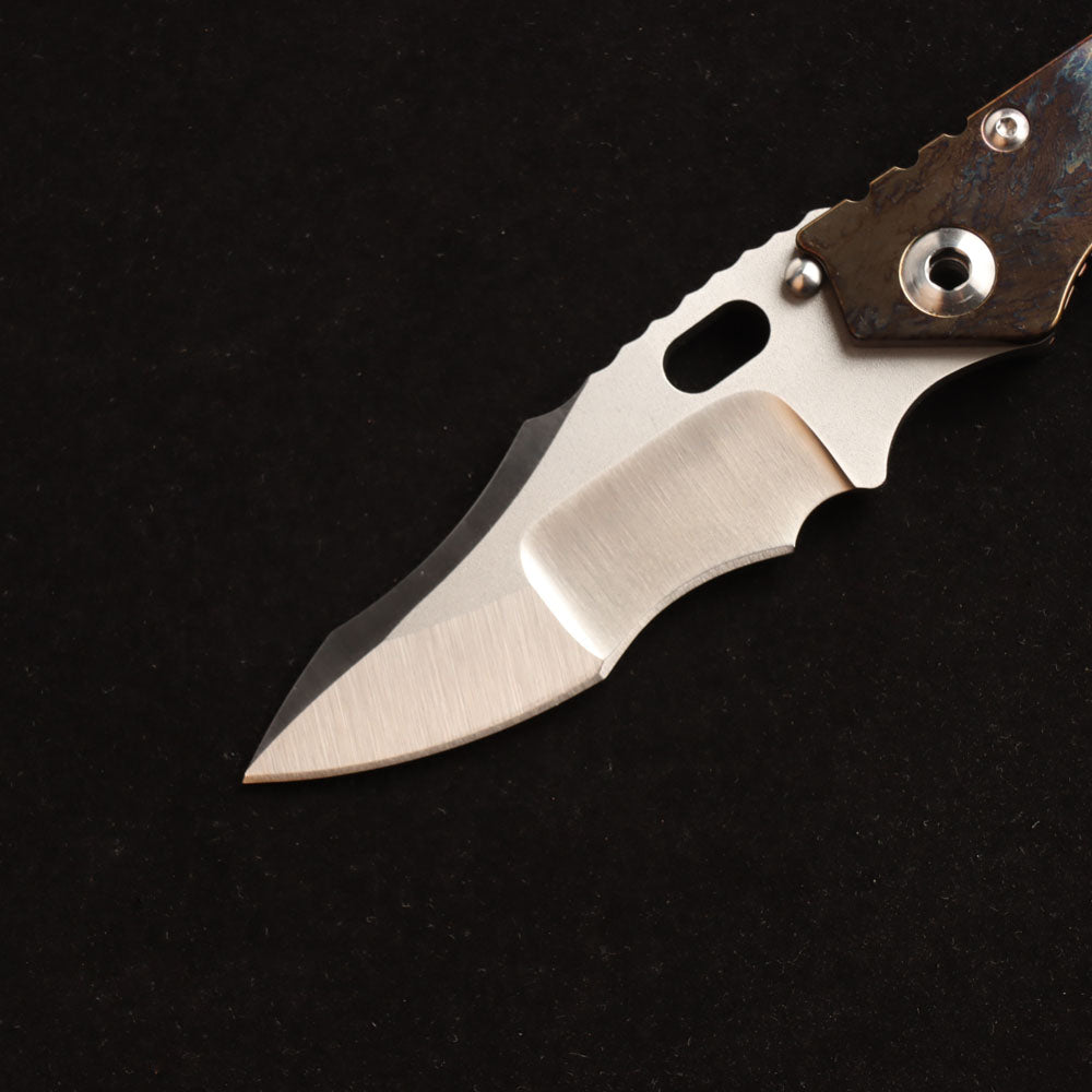 Masalong kni246 Stormers VG10 Blade Titanium Alloy Handle Camping Hunting Fishing Pocket Outdoor Survival Collection EDC Tool Knife A
