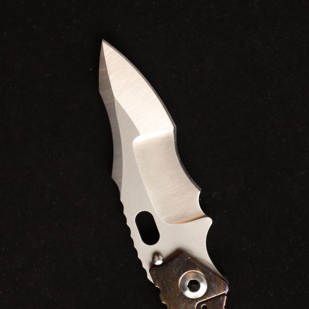 Masalong kni246 Stormers VG10 Blade Titanium Alloy Handle Camping Hunting Fishing Pocket Outdoor Survival Collection EDC Tool Knife A