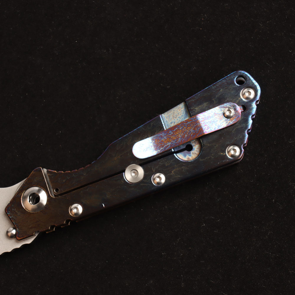 Masalong kni246 Stormers VG10 Blade Titanium Alloy Handle Camping Hunting Fishing Pocket Outdoor Survival Collection EDC Tool Knife A