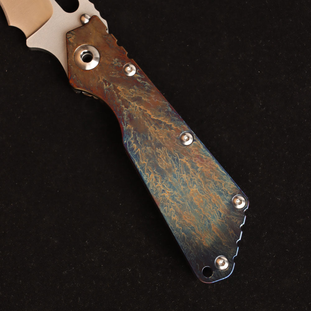 Masalong kni246 Stormers VG10 Blade Titanium Alloy Handle Camping Hunting Fishing Pocket Outdoor Survival Collection EDC Tool Knife A