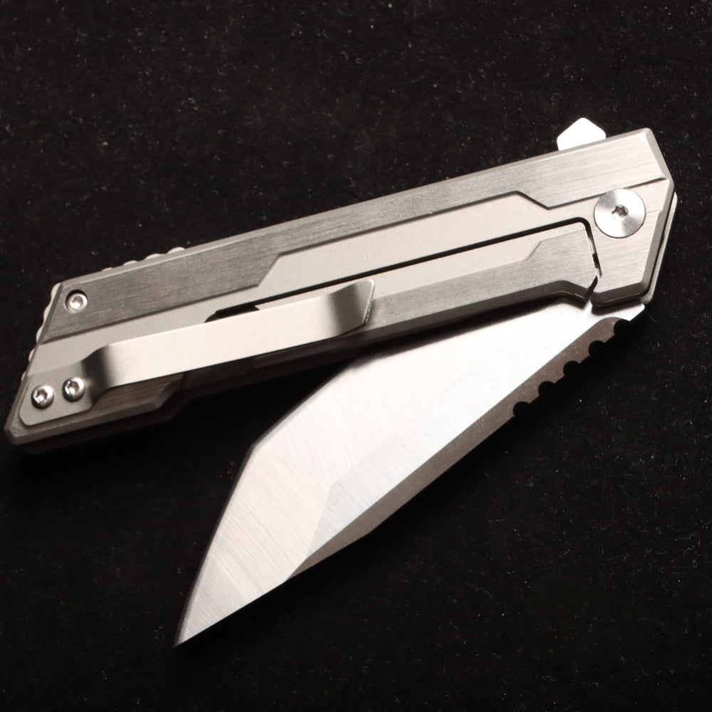 MASALONG Military Survival Hunting Camping Outdoor Utility Tactical Knife in Stainless Steel