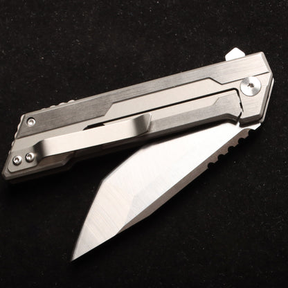 MASALONG Military Survival Hunting Camping Outdoor Utility Tactical Knife in Stainless Steel
