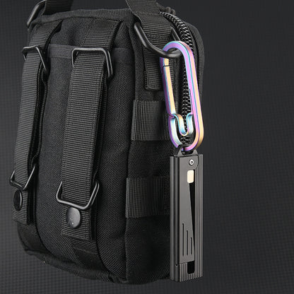 MASALONG D2 steel gravity knife, sharp mechanical knife, portable keychain, unboxing knife, self-defense kni271