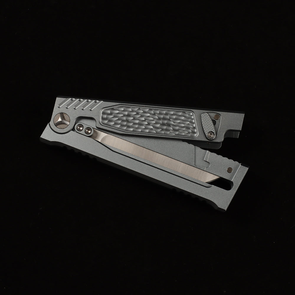 New product launch pre-sale,Masalong kni275 gravity knife, surface anodized aluminum alloy handle, 2-in-1, dual blade dual-use