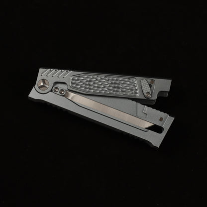 New product launch pre-sale,Masalong kni275 gravity knife, surface anodized aluminum alloy handle, 2-in-1, dual blade dual-use