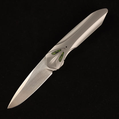 Masalong ET series folding knife, VG10 blade, titanium alloy handle, suitable for camping, outdoor, collectors, gift giving kni278