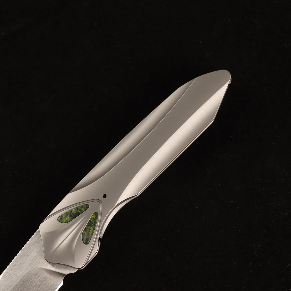 Masalong ET series folding knife, VG10 blade, titanium alloy handle, suitable for camping, outdoor, collectors, gift giving kni278