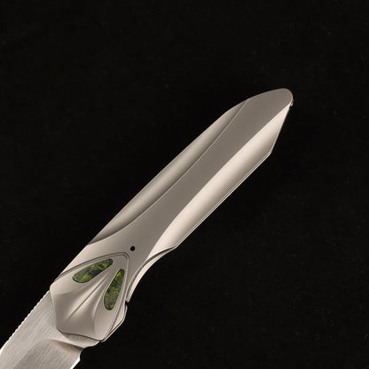 Masalong ET series folding knife, VG10 blade, titanium alloy handle, suitable for camping, outdoor, collectors, gift giving kni278