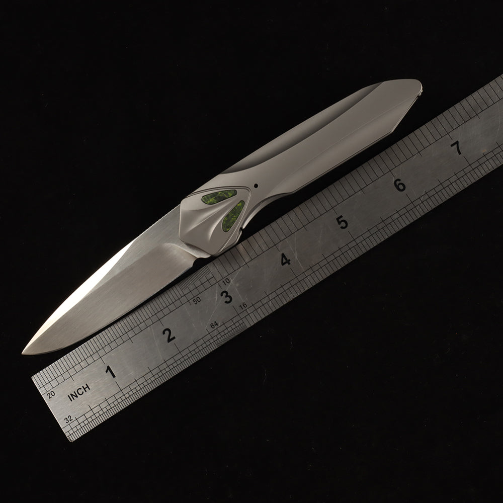Masalong ET series folding knife, VG10 blade, titanium alloy handle, suitable for camping, outdoor, collectors, gift giving kni278