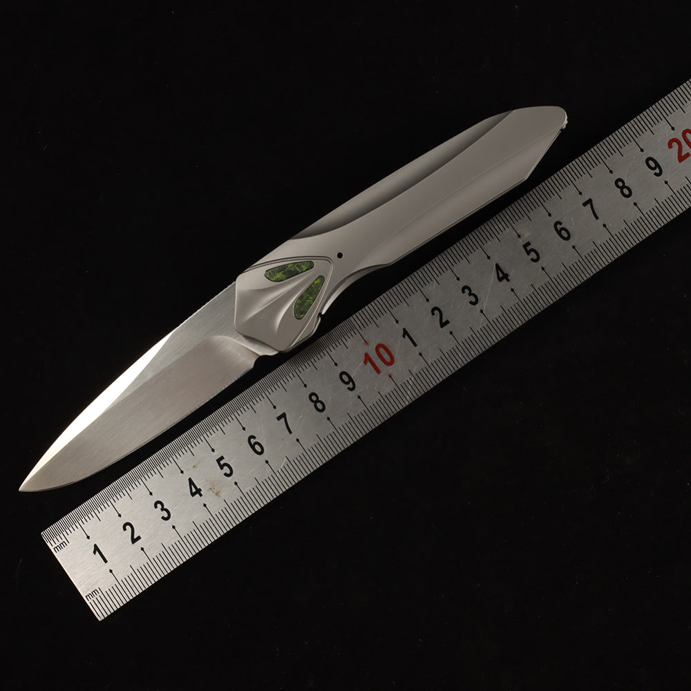 Masalong ET series folding knife, VG10 blade, titanium alloy handle, suitable for camping, outdoor, collectors, gift giving kni278