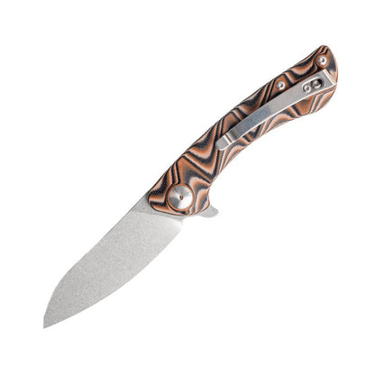 Kni281 outdoor survival knife camping field self-defense folding knife Damascus VG10