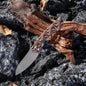 Kni281 outdoor survival knife camping field self-defense folding knife Damascus VG10