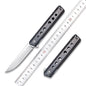 Masalong kni287 Survival Carbon Fiber Handle D2 Steel Folding Outdoor Knife