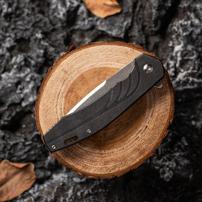 MASALONG kni288 Professional Outdoor Folding Tool - Durable D2 Steel knife Compact Gear for Hiking, Fishing and Camping