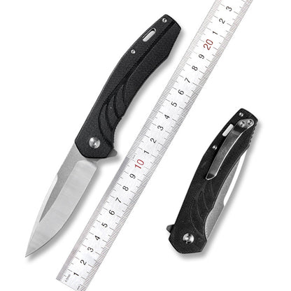 MASALONG kni288 Professional Outdoor Folding Tool - Durable D2 Steel knife Compact Gear for Hiking, Fishing and Camping