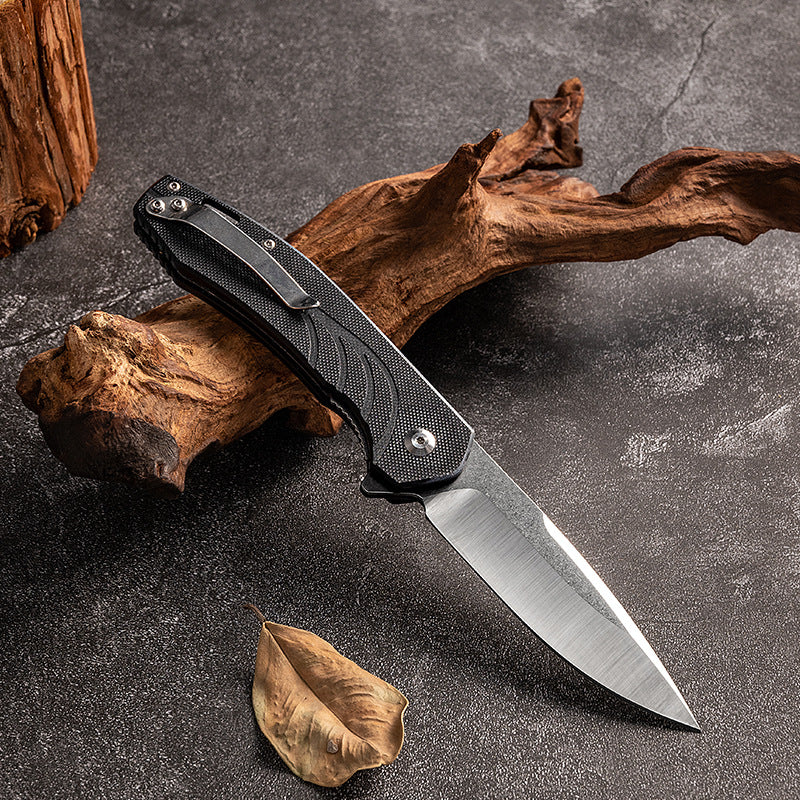 MASALONG kni288 Professional Outdoor Folding Tool - Durable D2 Steel knife Compact Gear for Hiking, Fishing and Camping