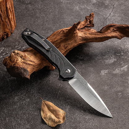 MASALONG kni288 Professional Outdoor Folding Tool - Durable D2 Steel knife Compact Gear for Hiking, Fishing and Camping