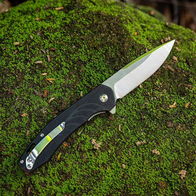 MASALONG kni288 Professional Outdoor Folding Tool - Durable D2 Steel knife Compact Gear for Hiking, Fishing and Camping
