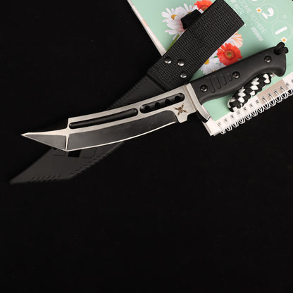 Skull Emblem, Collector's Knife, Long Straight Knife（Second-hand inventory collectible knives)