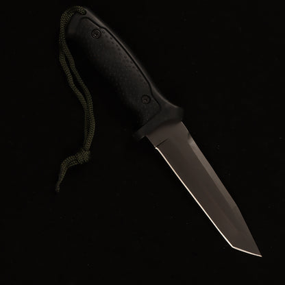 straight fixed knife Flat A08-1 Survival Hiking Camping Hunting Army Gear sword （Second-hand inventory collectible knives)