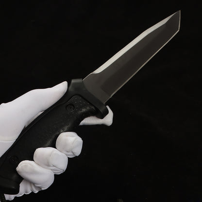 straight fixed knife Flat A08-1 Survival Hiking Camping Hunting Army Gear sword （Second-hand inventory collectible knives)