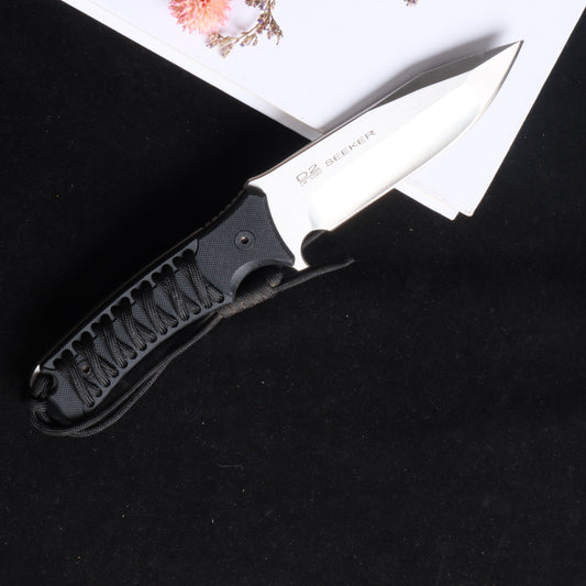 tactical hunting survival military navy army fixed blade D2 Steel knife kni35