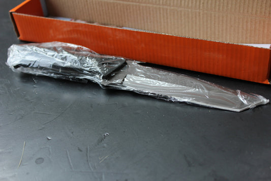 Military Survival Gear Full Tang  Dagger Leather Sheath hunting vintage knife （Second-hand inventory collectible knives)