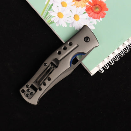 Outdoor Survival steel Military Hunting Camping Full Saber Rescue folding knife（Second-hand inventory collectible knives)