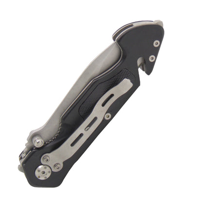 tactical hunting survival military pocket Folding knife with Secant blade（Second-hand inventory collectible knives)