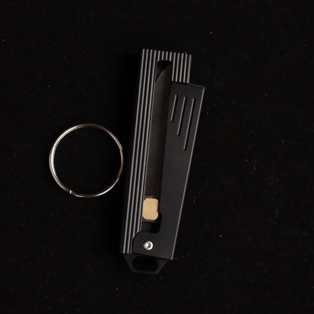 MASALONG D2 steel gravity knife, sharp mechanical knife, portable keychain, unboxing knife, self-defense kni271