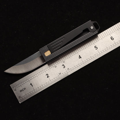 MASALONG D2 steel gravity knife, sharp mechanical knife, portable keychain, unboxing knife, self-defense kni271