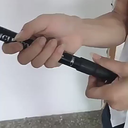 MA-YJ-006 Bastón de senderismo con mango recto y amortiguador de aleación de aluminio, bastón para caminar, fabricante de equipos de viaje para senderismo al aire libre