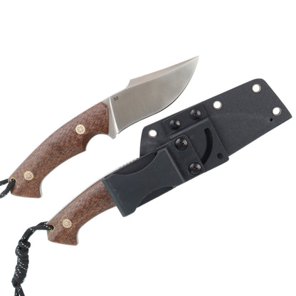 Linen handle straight knife, stainless steel straight knife, multi-functional tactical knife, high hardness self-defense knife, camping knife sos-004