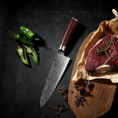 MASALONG Kitchen13 Chef Damascus VG10 steel professional beef kitchen knife Acid branch handle
