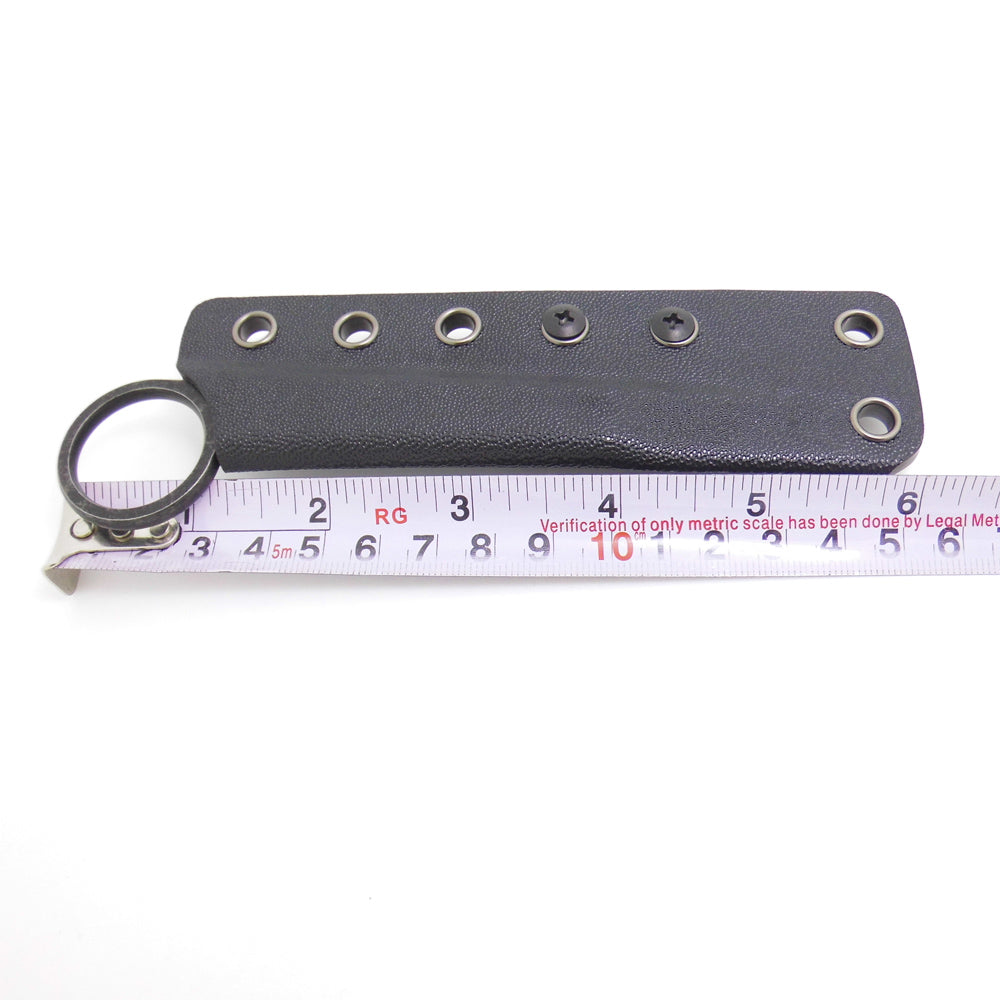 MASALONG M127 Full Tang Fixed Blade Paper Cutter Tactical Hunting Hole Straight Knife