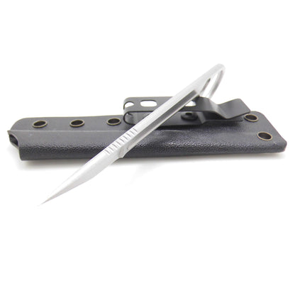 MASALONG M127 Full Tang Fixed Blade Paper Cutter Tactical Hunting Hole Straight Knife