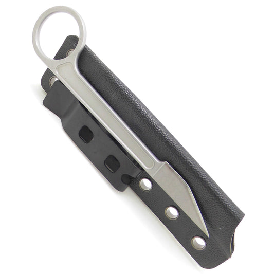 MASALONG M127 Full Tang Fixed Blade Paper Cutter Tactical Hunting Hole Straight Knife